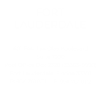 Fort Lauderdale, FL Law Office Details