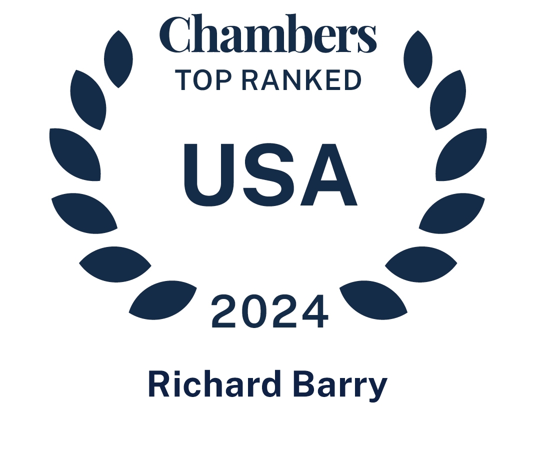 Chambers Top Ranked in USA 2024 Accolade for Richard Barry