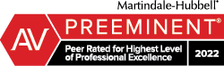 Martindale-Hubbell 2022 AV Preeminent Accolade