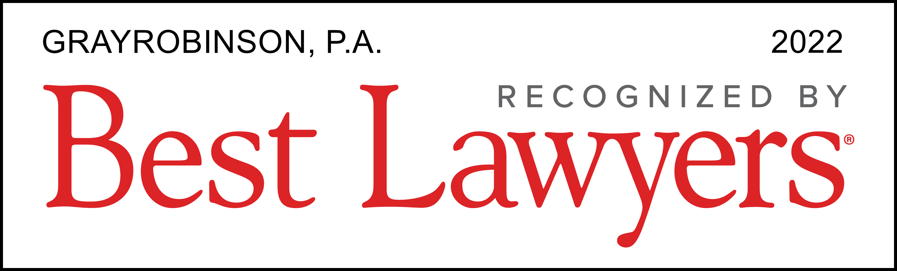 Lee Stathis Haramis GrayRobinson, PA A Florida Law Firm